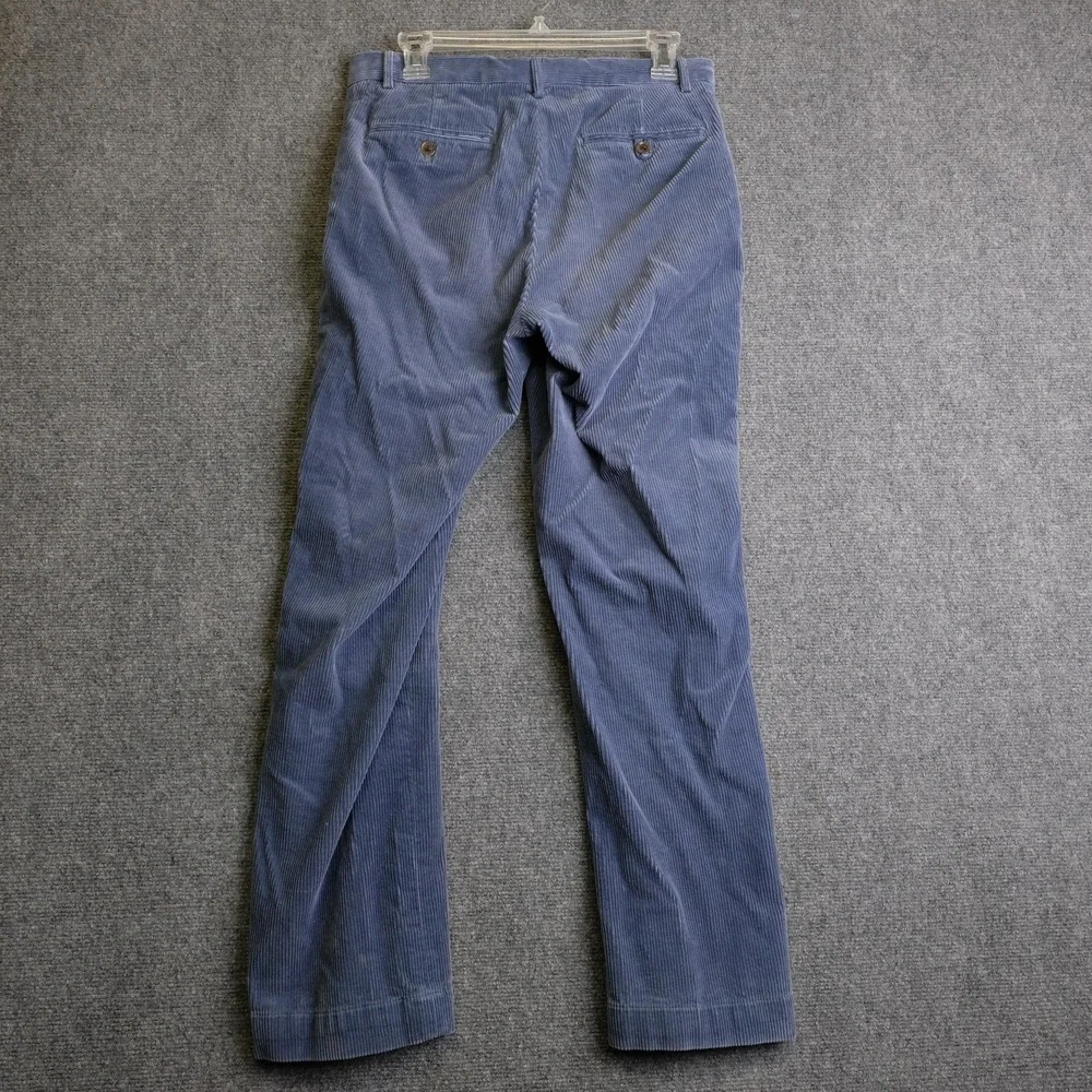 Polo Ralph Lauren Pants Mens 30x30 Blue Corduroy Polo Golf Stretch Straight Leg